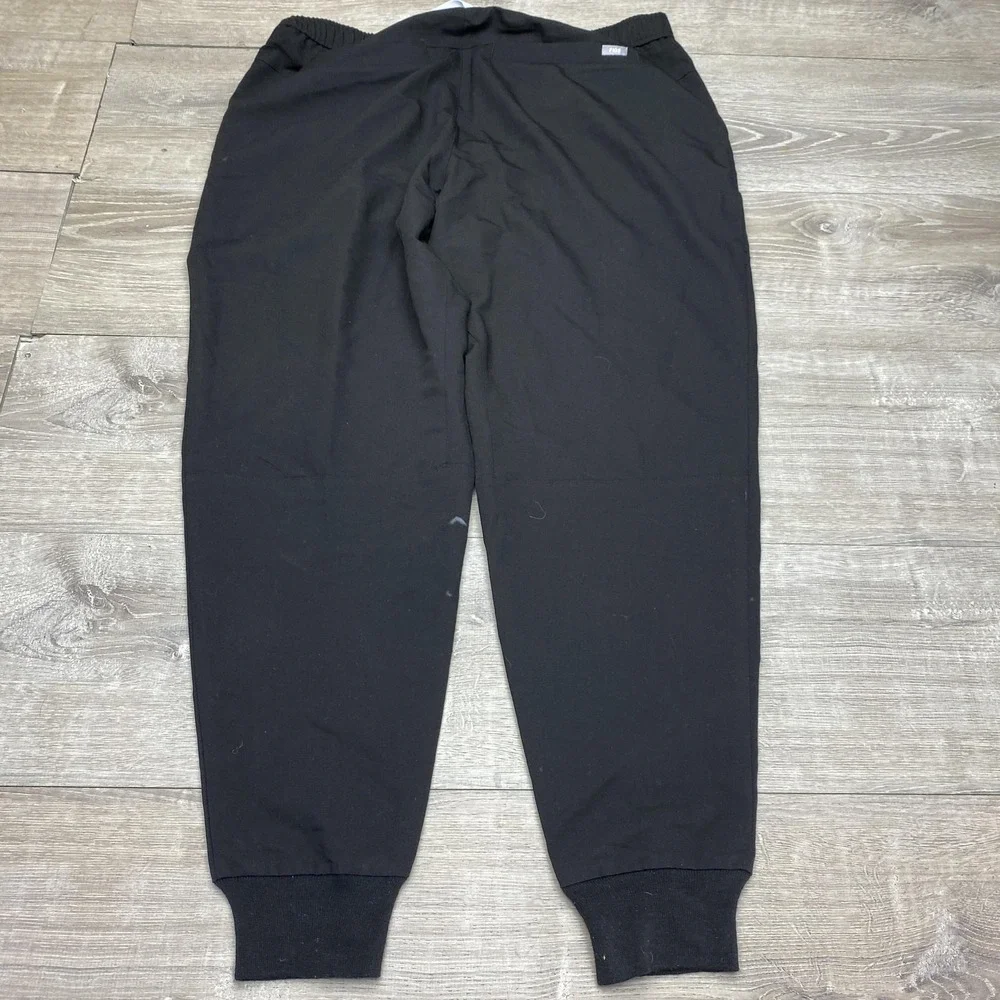 FIGS Pants Mens 2XL 30 Inseam‎ Black Tansen Jogger Technical Collection Scrub